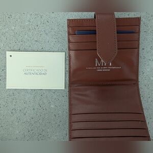 Mario Hernandez Brown Leather Wallet